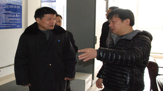 奉贤区水务局领导班子春节慰问公司一线员工